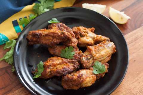 Ailes de poulet avec recette de Bhuna Masala Recette Indienne Traditionnelle