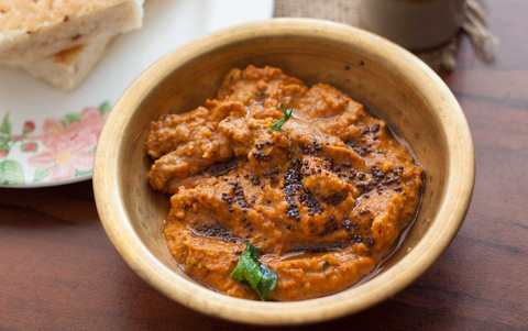 Andhra Style Allam Pachadi (recette de chutney de gingembre) Recette Indienne Traditionnelle