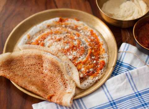 Andhra Style ARRA KAARAM DOSA Recette (recette de dosa piment rouge chilli épicé) Recette Indienne Traditionnelle