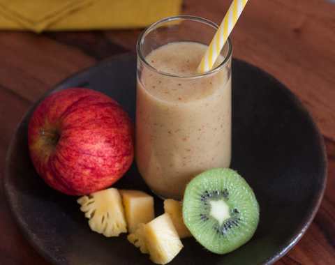 Apple, Kiwi, recette de jus d’ananas Recette Indienne Traditionnelle