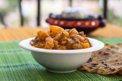 Batata Nu Shaak Recette Recette Indienne Traditionnelle