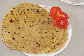 Besan & Atta Ki Roti recette (pépins plate pois chiche) Recette Indienne Traditionnelle