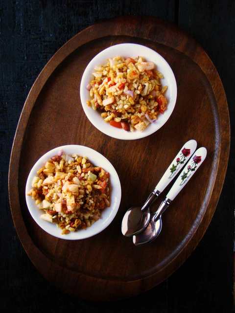 BHEL PURI avec recette de mangue crue Recette Indienne Traditionnelle