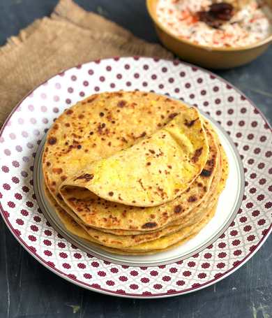 Bhugi DAL Paratha Recette - Moong Dal Paratha Recette Indienne Traditionnelle