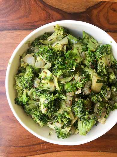 Brocoli Stir Fry Recette Indienne Traditionnelle