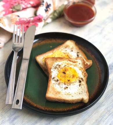 Bullseye sur la recette toast Recette Indienne Traditionnelle