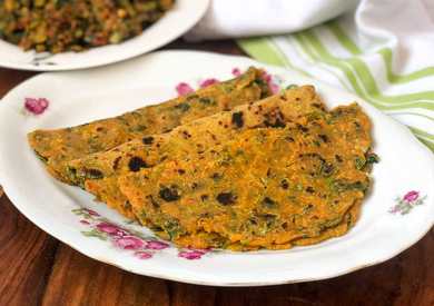 CAROT METHI JOWAR THEPLA recette Recette Indienne Traditionnelle