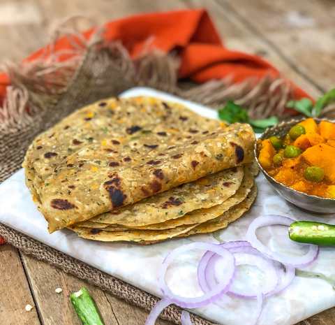 CARROT CHABAGE ONION PUDINA THEPLA Recette Recette Indienne Traditionnelle