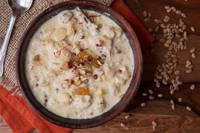 Chironji et makhane Kheer recette Recette Indienne Traditionnelle