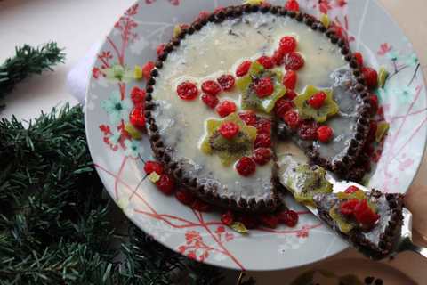Chocolat et avoine recette de gâteau de cookie de Noël Recette Indienne Traditionnelle