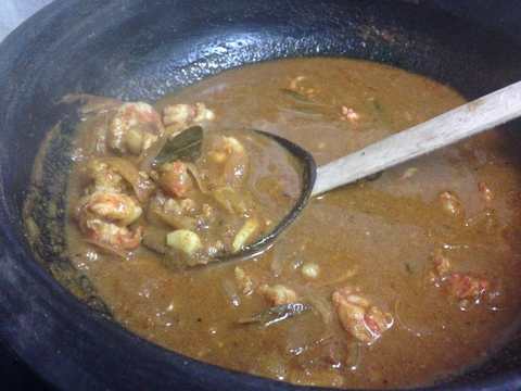 Crevettes Theeyal Recipe (Chemeen Theeyal) Recette Indienne Traditionnelle