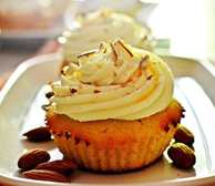 Cupcakes Kesar Badam avec recette Shrikhand Recette Indienne Traditionnelle