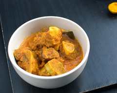 Curry Mutton simple avec recette de noix de coco Recette Indienne Traditionnelle