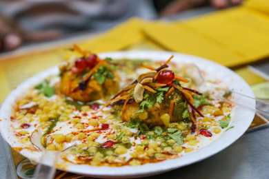 Dahi Bhalla Papdi Chaat Recette Recette Indienne Traditionnelle