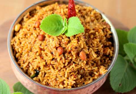 Doddapatre Soppina Chitranna Recette (Rice de thym indienne épicée) Recette Indienne Traditionnelle