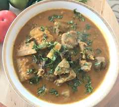 DUDHI DAL GOSHT Recette-Mutton avec bouteille Gourd et lentilles Recette Indienne Traditionnelle