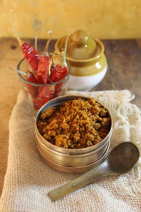 Graines de pastèque et graines de citrouille recette de podi Recette Indienne Traditionnelle