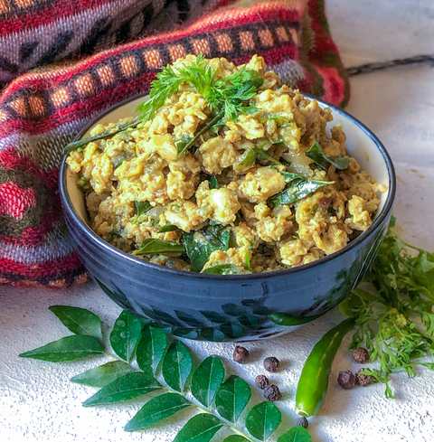 Haricots Muttai Poriyal Recette – Chettinad Egg Scramble avec haricots Recette Indienne Traditionnelle
