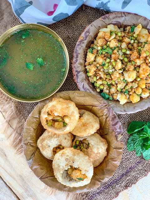 Hing Pani Puri Recette-Asafoetida Pani Puri Recette Indienne Traditionnelle