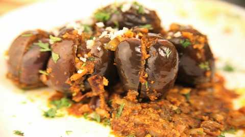 Jamba épicée en peluche à la recette Brinjal Recette Indienne Traditionnelle