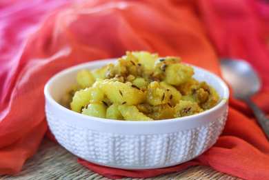 Jeera Aloo Sabzi Recette Indienne Traditionnelle