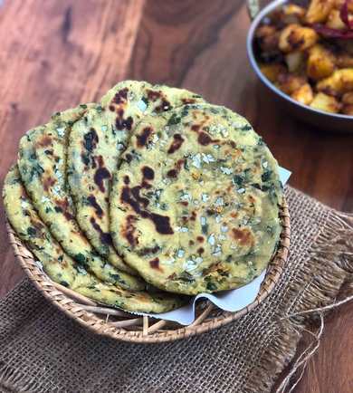 JOWAR GARLIC NAAN Recipe - Sorghum sain Naan Recette Indienne Traditionnelle