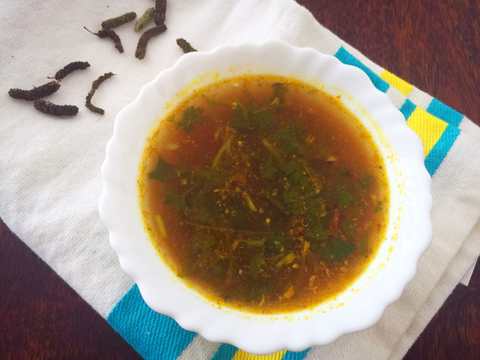 Kandathippili Rasam Recette - Long poivre Rasam Recette Indienne Traditionnelle