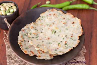 Karnataka Style Avarekalu Akki Rotti Recette Recette Indienne Traditionnelle