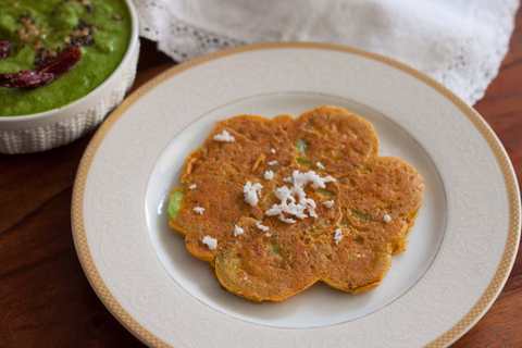 Karnataka Style Heerekai Dosa recette-Ridge Gourd Dosa Recette Recette Indienne Traditionnelle