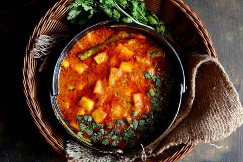 Kashmiri Style Al Rogan Josh Recipe – Citrouille en curry rouge Recette Indienne Traditionnelle