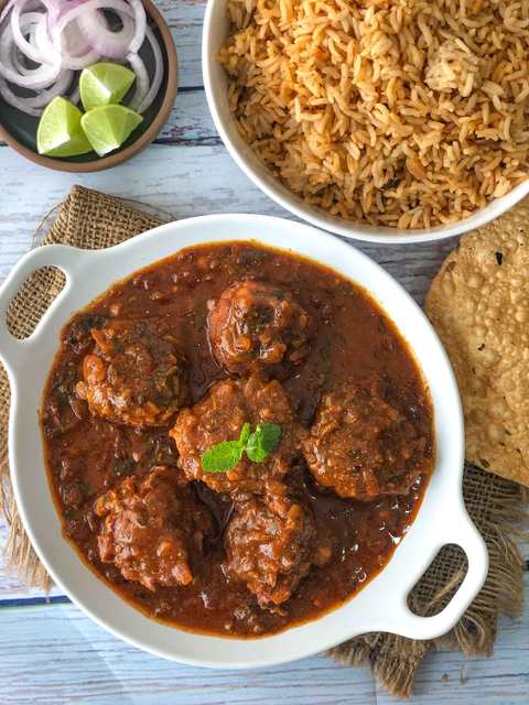 Keeme Ja Bhalla Recette – Ballons de Keema de Mutton Sindhi en sauce Recette Indienne Traditionnelle