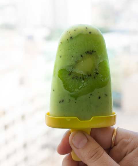 Kiwi Popsicles Recette - Sans sucre Recette Indienne Traditionnelle