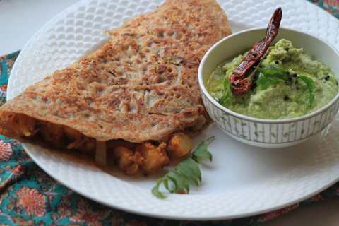 KOLLU Masala Dosa Recette – Haute protéine Horse Gram Dosa Recette Indienne Traditionnelle