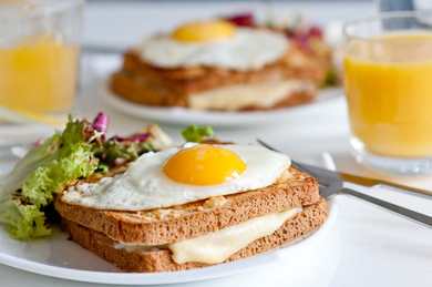 La recette Croque Madame Sandwich Recette Indienne Traditionnelle