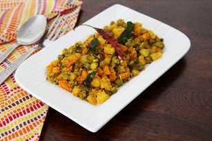 Légumes mélangées Recette Ajethna – Style Mangalorean Mixte Légumes Sabzi Recette Indienne Traditionnelle