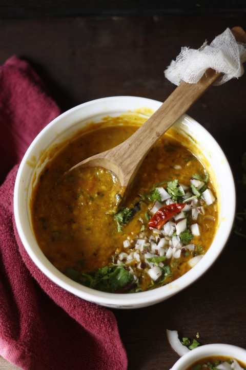 Lentille DAL avec recette de lait de coco Recette Indienne Traditionnelle