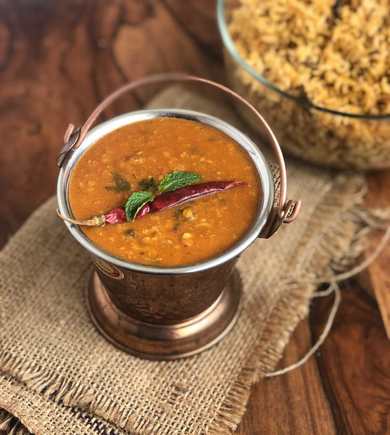 Maakhmi Dal Recette-Sindhi Style Moong Dal Recette Indienne Traditionnelle