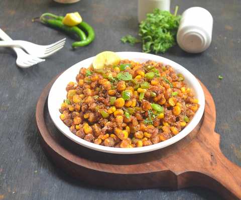 Maïs croustillant et poivrons chat recette Recette Indienne Traditionnelle