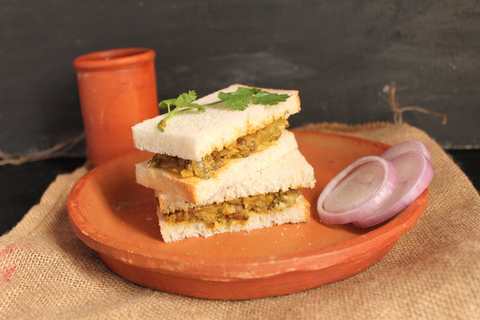 Masala Recette de sandwich à sandwich Recette Indienne Traditionnelle