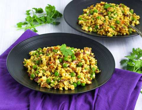 Matar Caulifower Bhurji Recette Indienne Traditionnelle