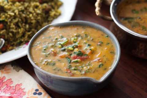 Methi Moong Dal Palak Recette Recette Indienne Traditionnelle
