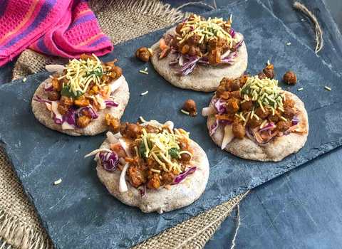 Mini Recette Naan avec Pindi Chole Recette Indienne Traditionnelle