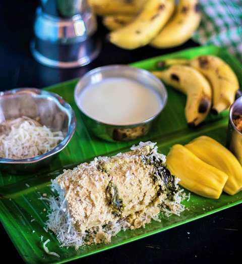 Murungai Keerai Puttu – Drumstick quitte la recette Puttu Recette Indienne Traditionnelle