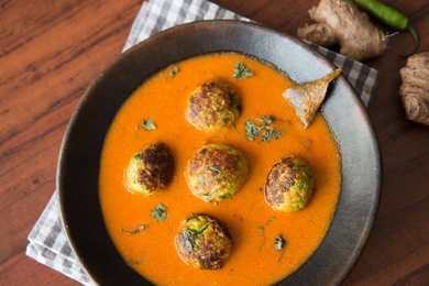 No oignon Pas d'ail Lauki Paneer Kofta Curry Recette Recette Indienne Traditionnelle