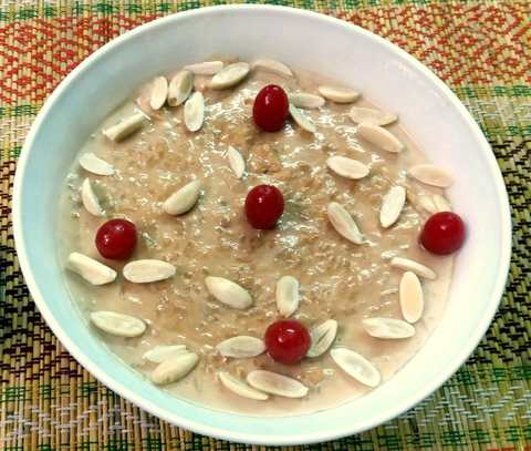 Nolen Chawal Recette BHOG (Pudding de riz avec jaggery Nolen) Recette Indienne Traditionnelle