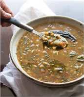 PALAK CHANA DAL Recette - Recette DAL SAINE SHINACH GRAM Recette Indienne Traditionnelle