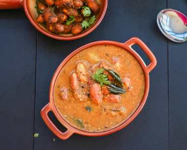 Palakottai Kujambu Recette-Kongunad Style Jackfruit Graines Curry Recette Indienne Traditionnelle