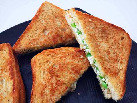 Paneer Capsicum Recette de sandwich Recette Indienne Traditionnelle