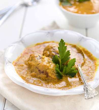 Paneer d’épinards Kofta Curry Recette Recette Indienne Traditionnelle