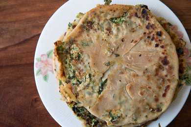 Paneer Methi Paratha Recette Recette Indienne Traditionnelle